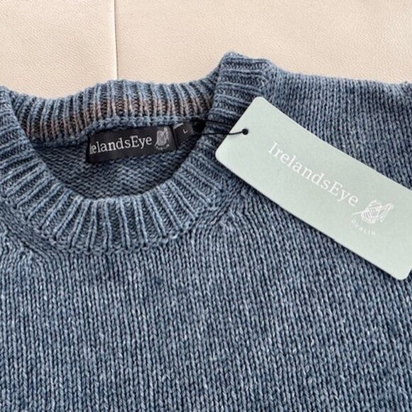 Brand New with Tags-  Irelands Eye - "Brandon Jersey Crewneck" Sweater - Picture 3 of 12